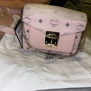 MCM Patricia Crossbody Pink BRAND NEW AUTHENTHIC